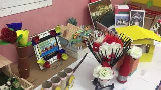 SCHOOL ART AND CRAFT IDEAS  ART AND CRAFT EXHIBITION AT A SCHOOL [upl. by Asecnarf]