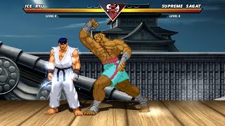 ICE RYU vs SUPREME SAGAT  The most epic fight ever made [upl. by Vasyuta319]