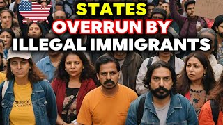 Top 10 States with the Highest Number of Illegal Immigrants in the United States EyeOpening Data [upl. by Grussing]