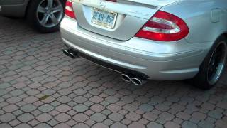 2004 CLK55 Quad Exhaust Startup [upl. by Wendelina]