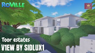 Roville House Codes Exploring V1EW by sidlux on Virtual Tour🏡  Toor estates  Roblox [upl. by Laurianne]