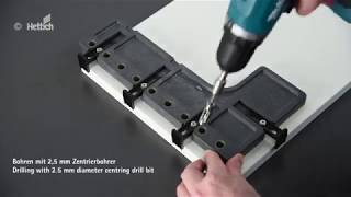 Installing AvanTech YOU front panels with Practica 250 drilling jig [upl. by Euqinotna34]