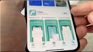 How to download the Fitdays app for Smart Body Fat Scale on iPhone [upl. by Suiram]