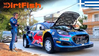 Loubet Out Friday Start Interviews  WRC Acropolis Rally Greece 2023 [upl. by Wassyngton]