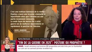 Ambassadrice de France en Russie « Johnson c’est lui qui a dit à Zelensky ne négocier pas quot [upl. by Malcolm]