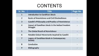 quotGandhian Ideals The Global Reach of Nonviolence andquot Project of History Class XII AHSEC 202425 [upl. by Hazel]