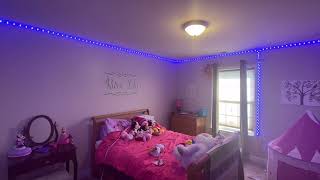 How To Install Tenmiro 656ft LED Lights for Bedroom [upl. by Dickey288]