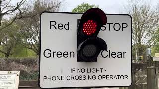 Mickley MWL Userwork Level Crossing Northumberland Thursday 18042024 [upl. by Mercedes]