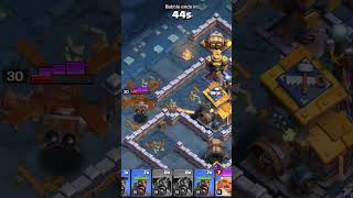 Battle Copter new hero in builder base with bomb Rush ability  coc  shorts [upl. by Noraf746]