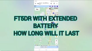 3800mah battery test with ft5dr yaesu aprs ft5dr [upl. by Weidner]