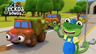 Geckos Top Ten Songs  Nursery Rhymes amp Kids Songs  Geckos Garage  Truck Song For Kids [upl. by Edette]