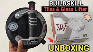 BUILDSKILL Heavy Duty Tile amp Glass Lifter  UNBOXING amp TESTING  Best Tile amp Glass Lifter Machine [upl. by Bouzoun]