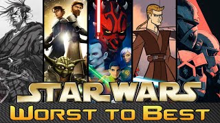 Worst to Best Star Wars Animated Shows [upl. by Pontus802]