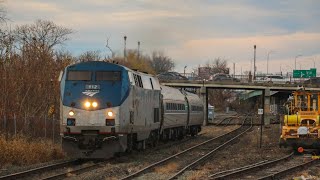 Amtrak P449 and Amtrak 475 in Palmer MA and Springfield MA description [upl. by Connett]