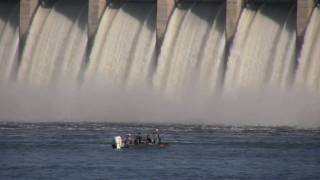 Bagnell Dam Floodgates Open [upl. by Ahseekat]