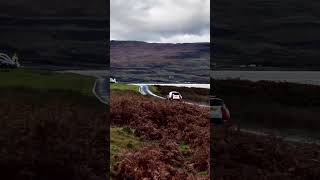 Exhaust backfires at Mull Rally🔥 [upl. by Levitus]