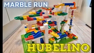 Hubelino Marble run Mega Building Box 585 piece Kugelbahn Baukasten mega [upl. by Etnud]