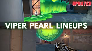 All the Viper Lineups you need on PEARL Updated  VALORANT [upl. by Demp]