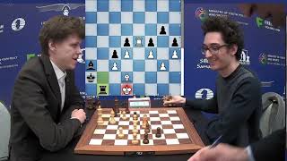 Vladislav Artemiev vs Fabiano Caruana  Fide World Rapid amp Blitz Chess Championship 2023 [upl. by Rorke]