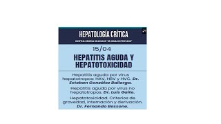 CURSO HEPATOLOGÍA CRITICA UTI PIROVANO SEGUNDA CLASE [upl. by Sherie]