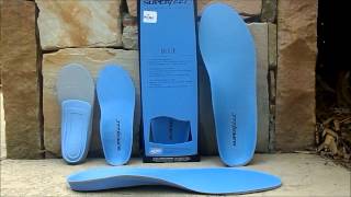 Superfeet Blue Insoles Review  The Insole Storecom [upl. by Nirroc]