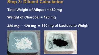 Calculations  Solid Aliquot [upl. by Anaujik137]