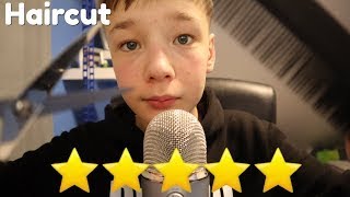 ASMR Best Reviewed Barber Shop ✂️ [upl. by Nosittam]