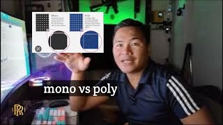 mono solar panel vs poly [upl. by Melburn]