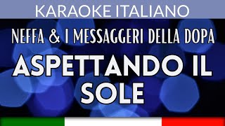 Neffa amp i messaggeri della Dopa  Aspettando il sole  Karaoke Strumentale Italiano 🎤 [upl. by Aihsotal]