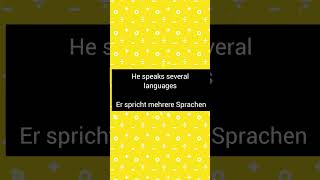 English and German conversation learngerman germangrammar [upl. by Alyahsat]