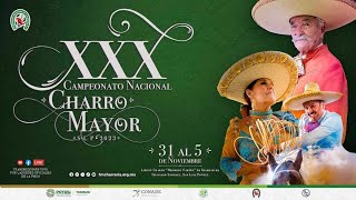 XXX Campeonato Nacional Charro Mayor San Luis Potosí 2023 d5ch3 [upl. by Enitsrik90]