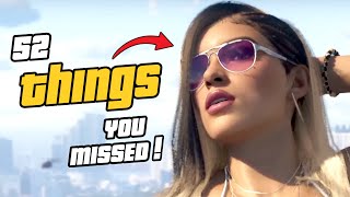 GTA 6  52 THINGS YOU MISSED IN THE TRAILER Trailer Breakdown [upl. by Ginsberg]