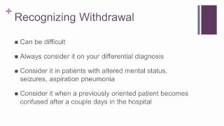 Alcohol Withdrawal in the Intensive Care Unit [upl. by Oakie632]