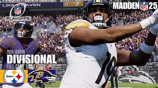 Pittsburgh Steelers vs Baltimore Ravens  Madden NFL 25 Simulation madden25 [upl. by Cochard]