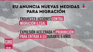 EU anunció nuevas acciones por la crisis migratoria  Ciro Gómez Leyva [upl. by Anitnuahs]