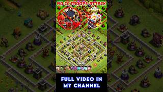 NO CC TROOPS ATTACK clashofclans coc th11 th11attack th11attackstrategy [upl. by Egiarc90]