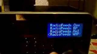 Accessing RadioFeeds on a Logik IR100 radio [upl. by Chavey]