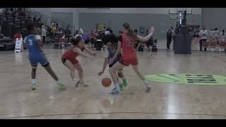 Kaleena Smith pickandroll in EYBL [upl. by Ahsyen]