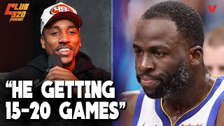 Jeff Teague reacts to Draymond Green’s suspension for punching Jusuf Nurkic  Club 520 Podcast [upl. by Yelak]