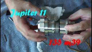 Jupiter 11 Юпитер11 135mm 1967 m39  Disassembly  Lubricate  Assembly  Refurb [upl. by Noswal354]