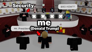 I played as Donald Trump with REAL Security Guards💀 [upl. by Etakyram]