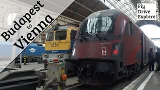 Budapest to Vienna by Train  OBB Railjet Business Class [upl. by Llenor]