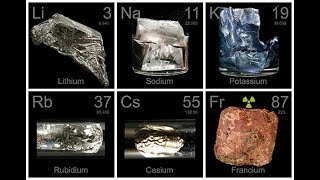 Reaction of Francium alkali metal with water [upl. by Hannavahs]