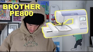 Brother PE800  Hoodie Embroidery for Flavor World [upl. by Akeihsal639]