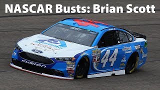 NASCAR Busts Brian Scott [upl. by Rolfston152]