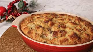 Panettone Bread Pudding Recipe  Laura Vitale  Laura in the Kitchen Episode 272 [upl. by Bayer]