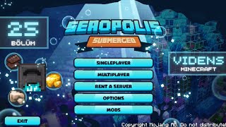 Seaopolis Submerged  Bölüm 25  Netherite Furnace ve Yeni Sistemler [upl. by Lirrehs]