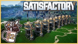 Satisfactory  22  Refinement  Lets Play  Gameplay  Construction [upl. by Hirasuna]