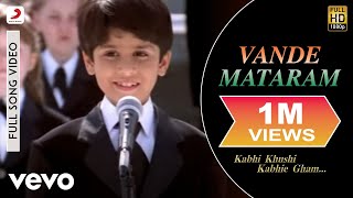 Vande Mataram Full Video  K3GHrithik RoshanUsha Uthup Kavita Krishnamurthy [upl. by Aramen320]