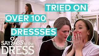 Bride Has Tried On OVER 100 Dresses  Say Yes To The Dress Unveiled [upl. by Llerdna]